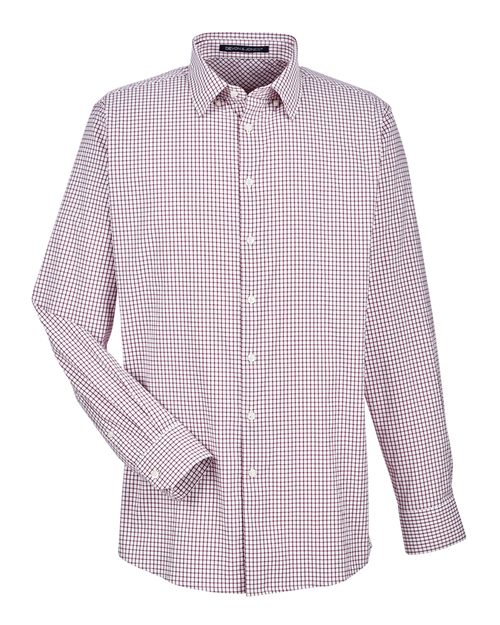 Devon & Jones DG540 Men's CrownLux Performance® Micro Windowpane Woven Dress Shirt