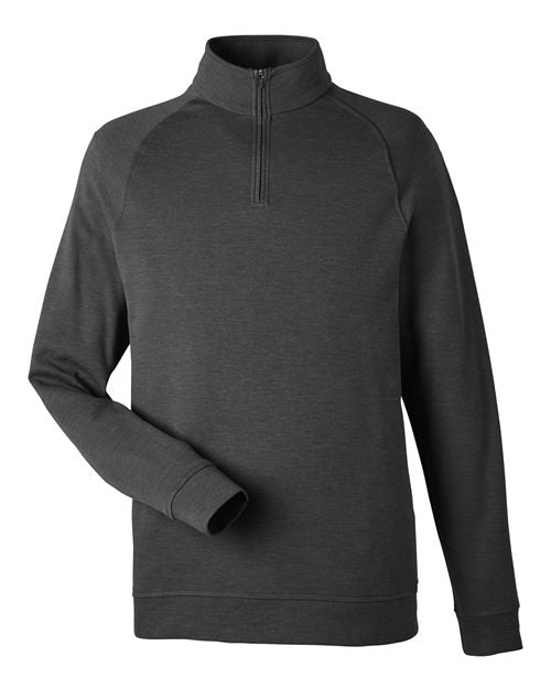 Devon & Jones DG481 Men's New Classics® Charleston Quarter-Zip Pullover - Black Melange