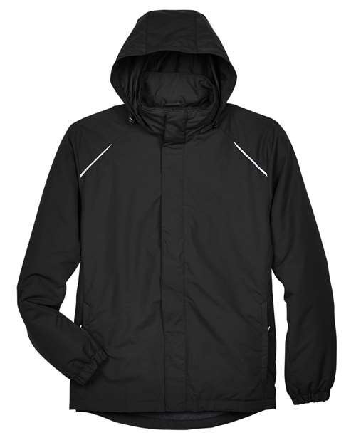 CORE365 88224T Men's Tall Profile Fleece-Lined All-Season Jacket - Black