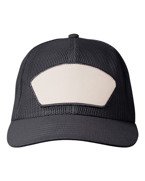 Big Accessories BA682 Homestead Mesh Trucker Cap - Black/ Black