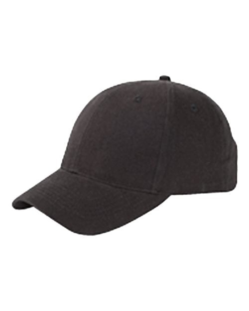 Big Accessories BX002Y Youth Brushed Twill Cap - Black