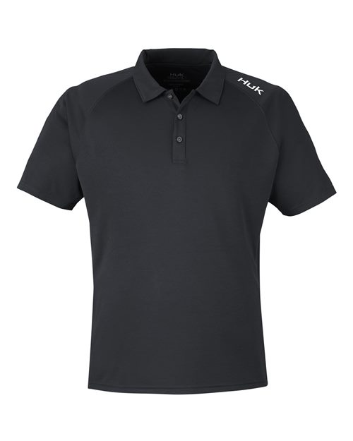 HUK H12L005 Men's LoPro Solid Performance Polo