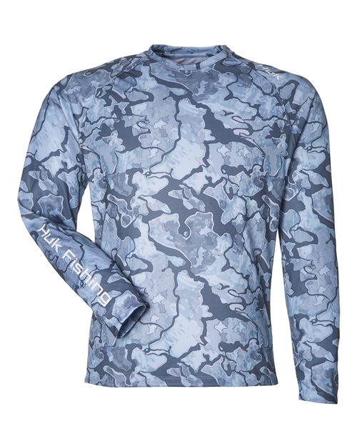 HUK H12L003 Unisex LoPro Camo Long Sleeve T-Shirt - Erie