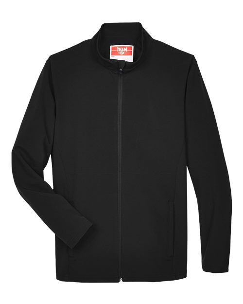 Team 365 TT80 Men's Leader Soft Shell Jacket - Black