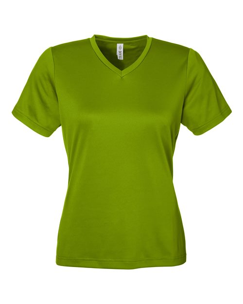 Team 365 TT15W Women's Zone Performance Mesh T-Shirt - Acid Green