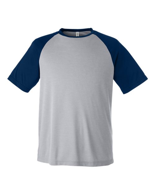Team 365 TT62 Unisex Zone Colorblock Raglan T-Shirt