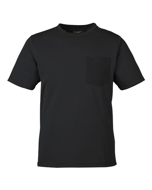 Harriton M118 Unisex Charge Snag and Soil Protect T-Shirt - Black