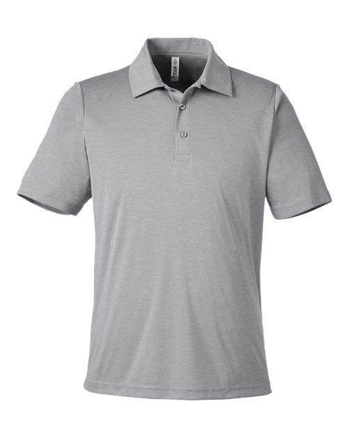 Team 365 TT51H Men's Zone Sonic Heather Performance Polo - Athletic Heather