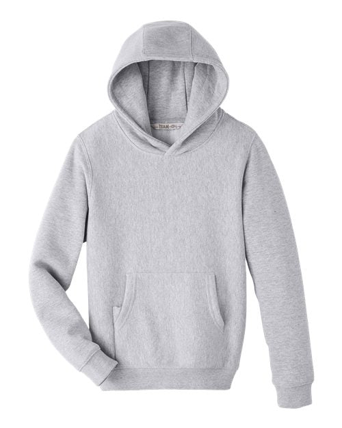 Team 365 TT96Y Youth Zone HydroSport™ Heavyweight Hooded Sweatshirt - Athletic Heather