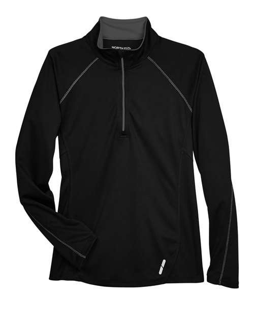 North End 78187 Women's Radar Performance Quarter-Zip Pullover