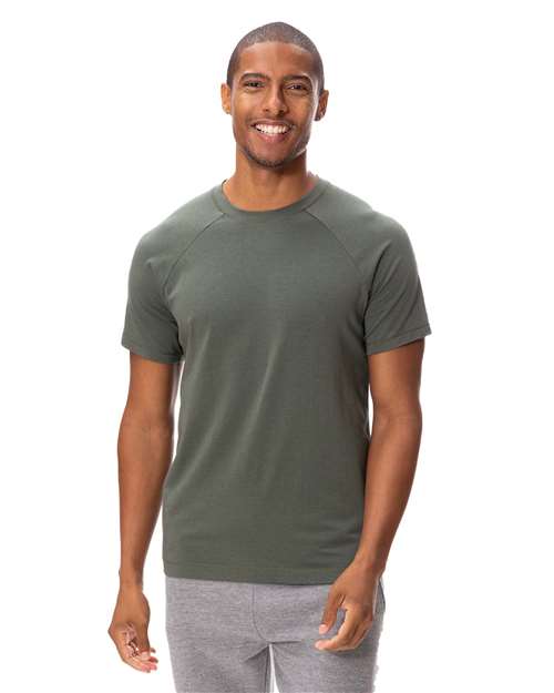 Threadfast Apparel 382R Unisex Impact Raglan T-Shirt - Army