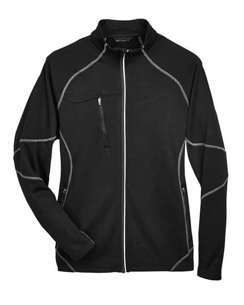North End 88174 Men's Gravity Performance Fleece Jacket - Black