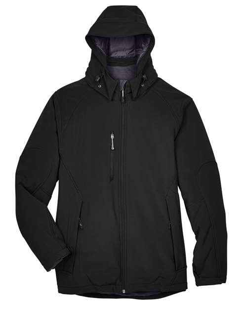 North End 88159 Men's Glacier Insulated Three-Layer Softshell with Detachable Hood