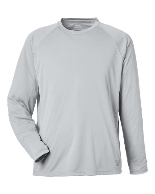 HUK H12L009 Men's LoPro Pursuit Long Sleeve T-Shirt - Harbor Mist