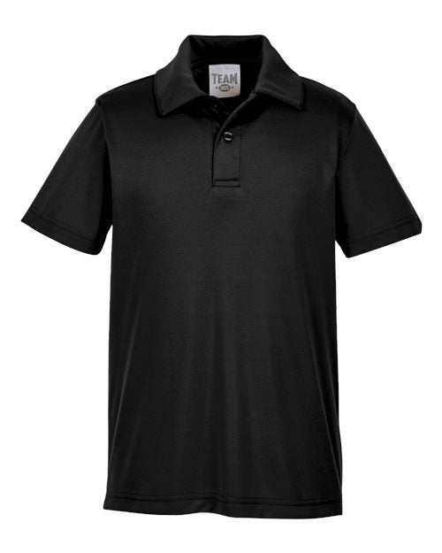 Team 365 TT51Y Youth Zone Performance Polo - Black