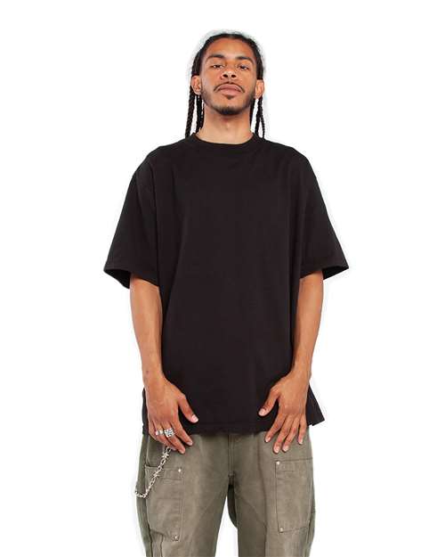 Shaka Wear SHGD Unisex Max Heavyweight Garment-Dyed Tee - Black
