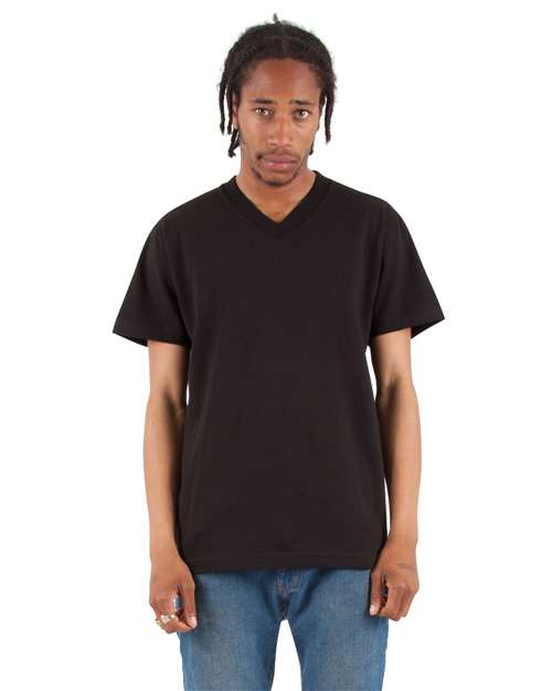 Shaka Wear SHVEE Unisex V-Neck Tee - Black