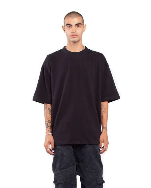 Shaka Wear SHGDN Unisex Garment-Dyed Designer Tee - Black