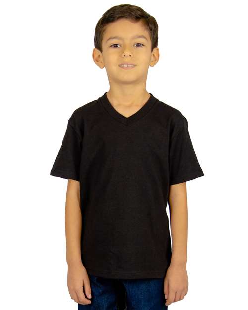 Shaka Wear SHVEEY Youth V-Neck Tee - Black