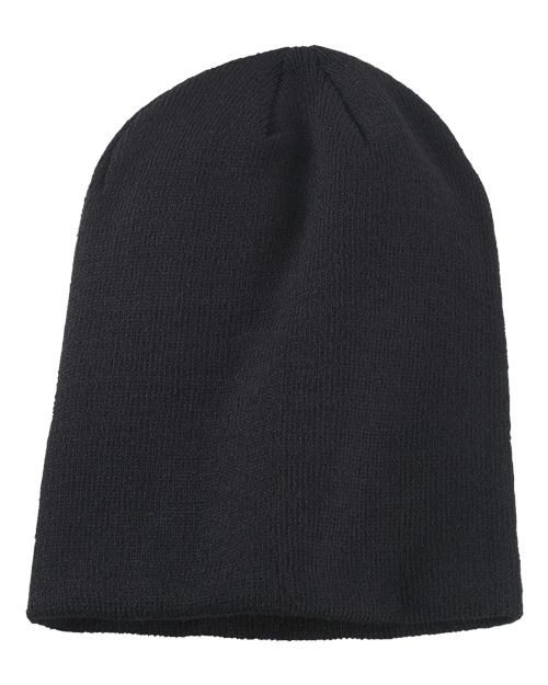 Big Accessories BA519 Slouch Beanie - Black