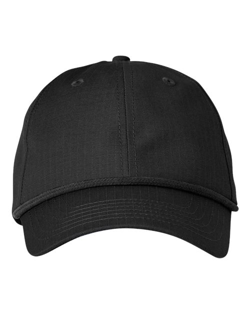 Big Accessories BA640 Lariat Cap - Black/ Black Rope