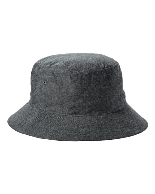 Big Accessories BA676 Crusher Bucket Hat - Black Denim
