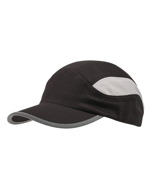 Big Accessories BA503 Mesh Runner Cap - Black