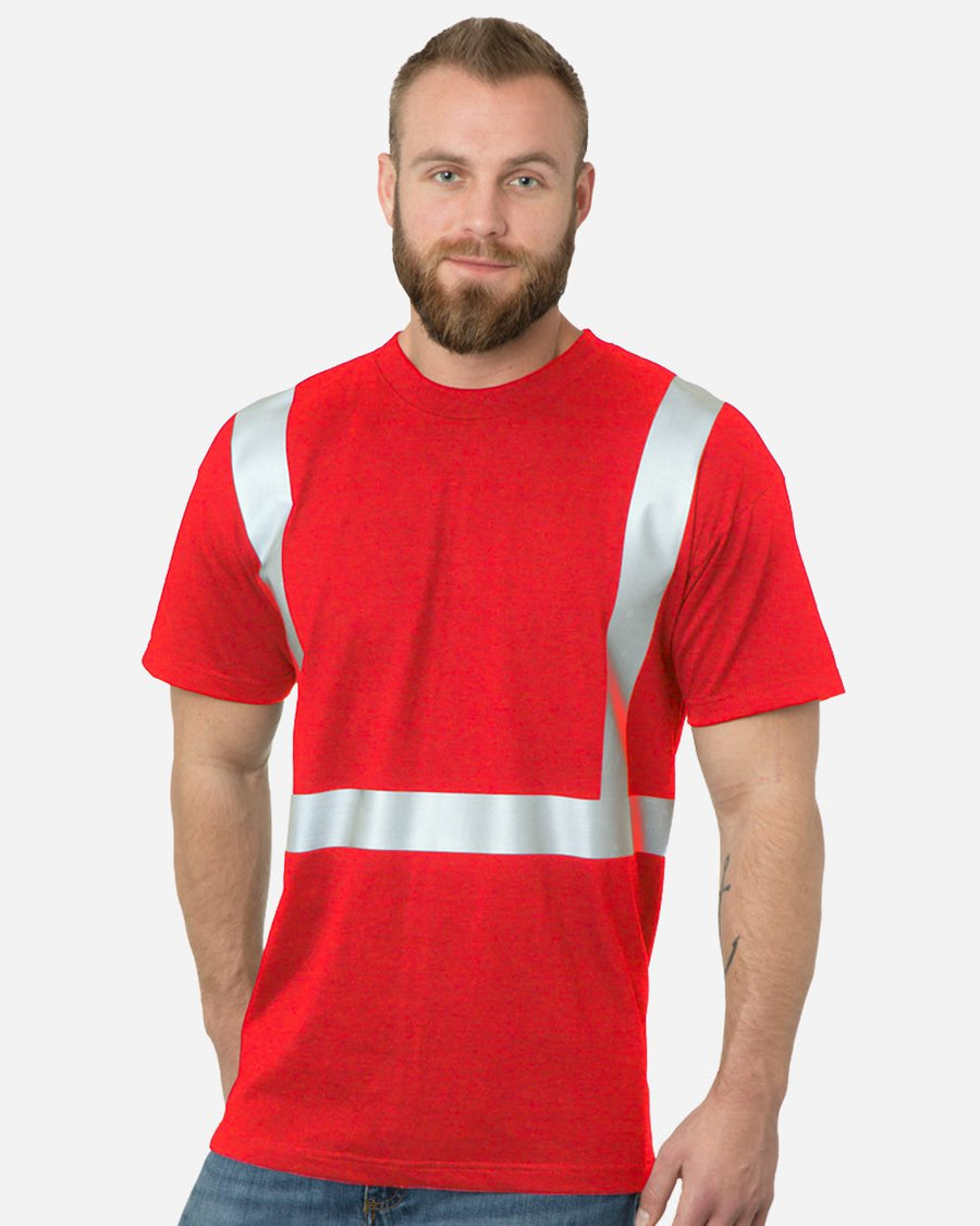 Bayside 3752 Unisex USA-Made 50/50 High Visibility T-Shirt