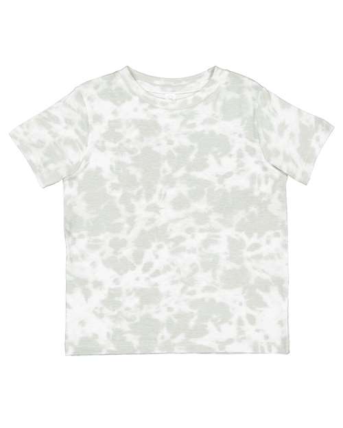 Rabbit Skins 3321EX Toddler Fine Jersey Tee - Extended Colors - Haze Tie Dye