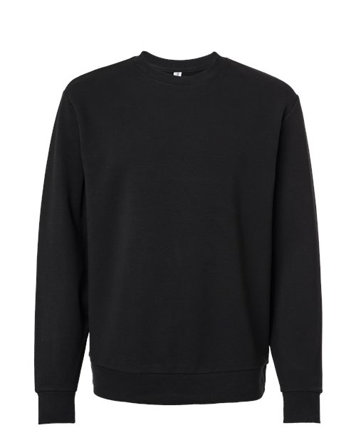 Independent Trading Co. INDLUXCREW Lux Heavyweight Modal Crewneck Sweatshirt - Black