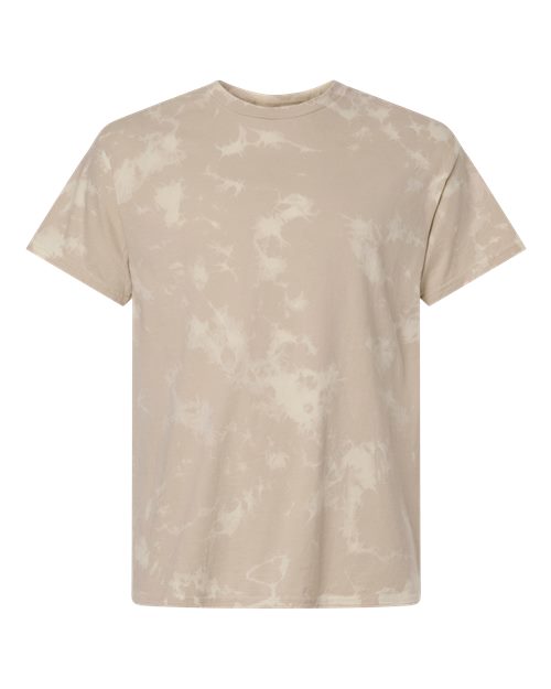 Colortone 1385 Unisex Bleach Out Dyed T-Shirt - Beige