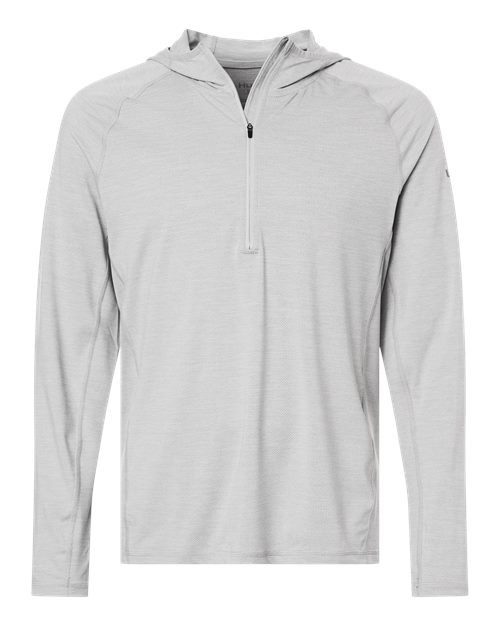 HUK H1200668 Men's Atoll Half-Zip Hooded Pullover - Harbor Mist