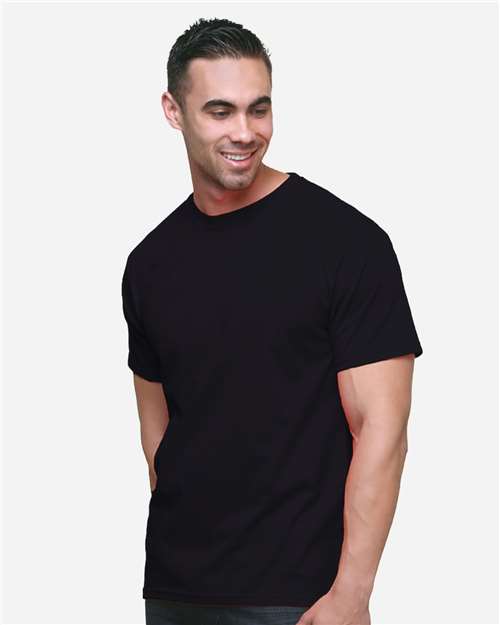Bayside 2925 Men's Union-Made Fine Jersey T-Shirt - Black