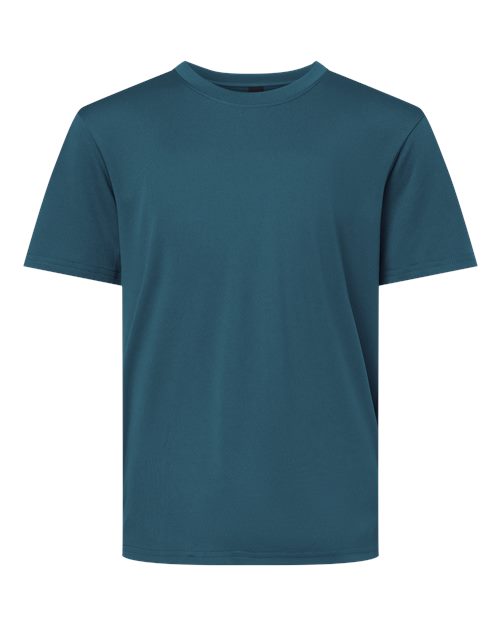 AllPro 48000Y Youth Pro-Lock Performance T-Shirt - Atlantic Blue