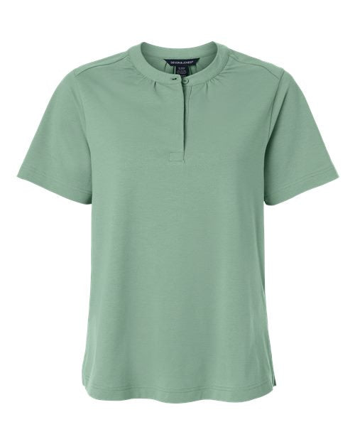 Devon & Jones DG102W Women's Seaton Pebble Textured Polo