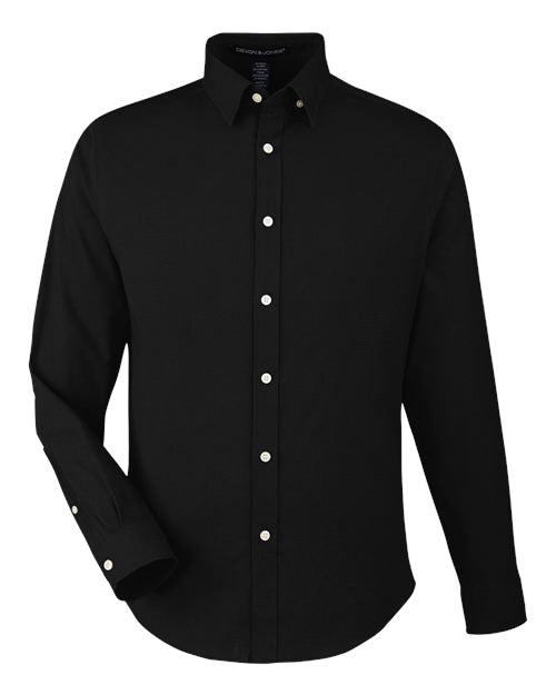 Devon & Jones DG505 Men's CrownLux Performance® Spencer Poplin Dress Shirt