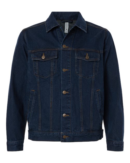 Harriton M75 Unisex Cooper Denim Jacket