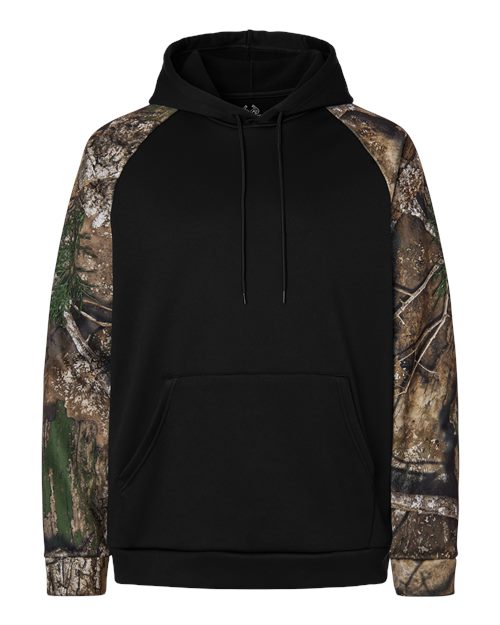 RealTree RT5305 Unisex Realtree® Performance Colorblocked Hooded Sweatshirt