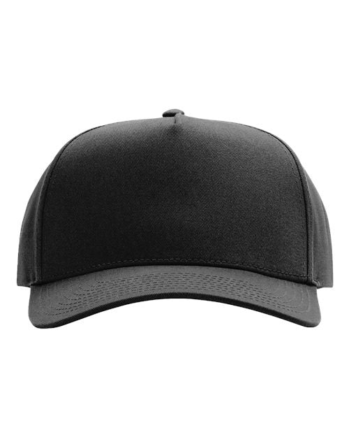 Richardson 323FPC Full Fabric Five-Panel Champ Cap - Black