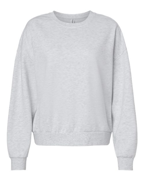 Independent Trading Co. PRM2700 Women's California Wave Wash Sunday Crewneck Sweatshirt - Ash Heather
