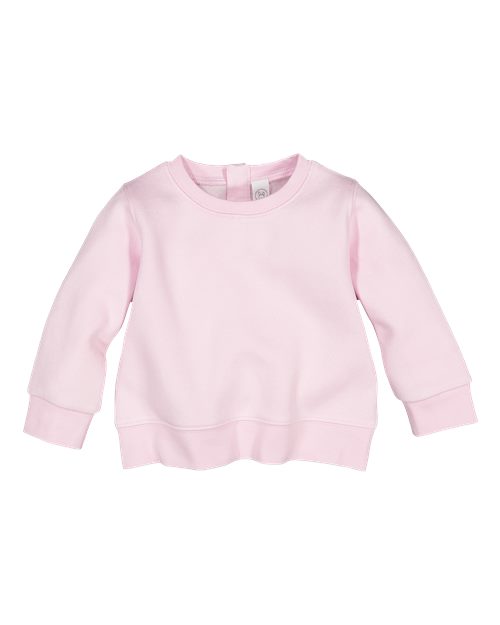 Rabbit Skins 3417 Infant Crewneck Sweatshirt - Ballerina