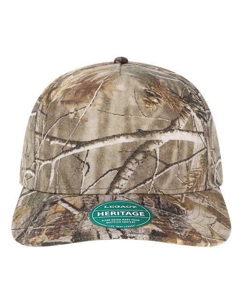 LEGACY HTA Heritage Twill Cap - Brown Wood Camo