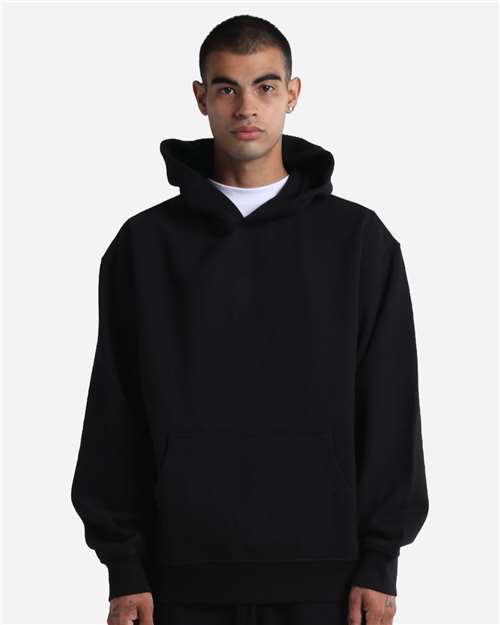 Shaka Wear SHGMH Unisex Max Heavy Garment-Dyed Hoodie Sweatshirt - Black