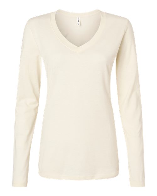 Tultex 214LS Women's Fine Jersey T-Shirt - Natural