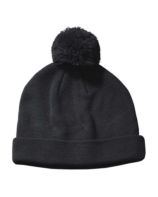 Big Accessories BX028 Pom Cuffed Beanie