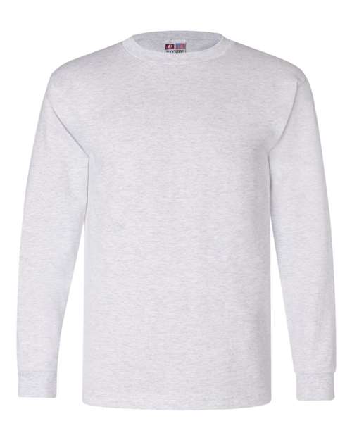 Bayside 6100 Unisex USA-Made Long Sleeve T-Shirt - Ash
