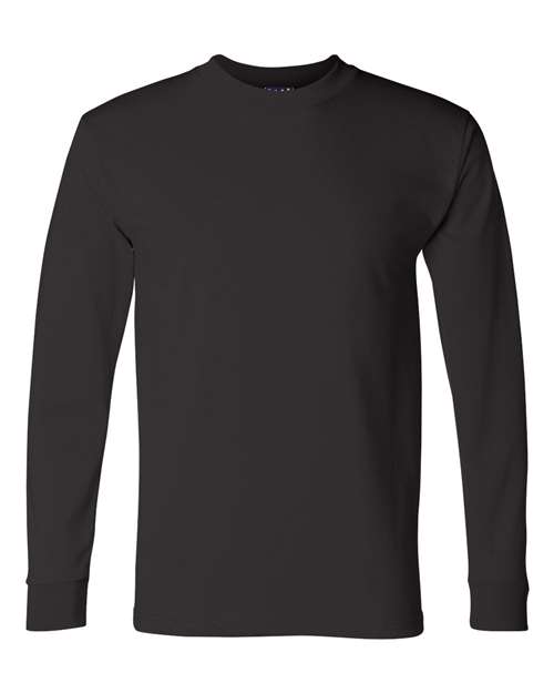 Bayside 2955 Unisex Union-Made Long Sleeve T-Shirt - Black