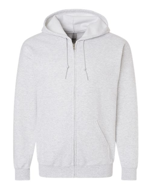 Gildan 18600 Unisex Heavy Blend™ Full-Zip Hooded Sweatshirt - Ash