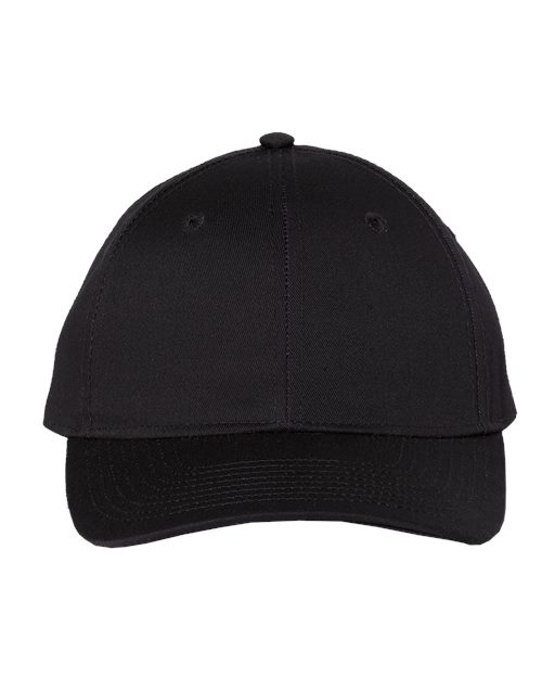 Valucap VC100 Lightweight Twill Cap - Black