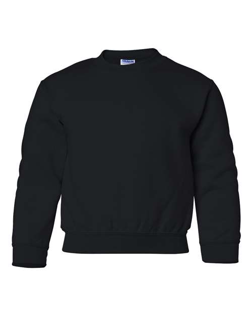 Gildan 18000B Youth Heavy Blend™ Crewneck Sweatshirt - Black